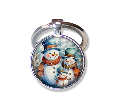 Winter Wonderland Snowman Family