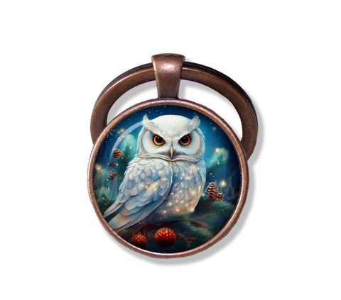 Stunning Holiday Snow Owl