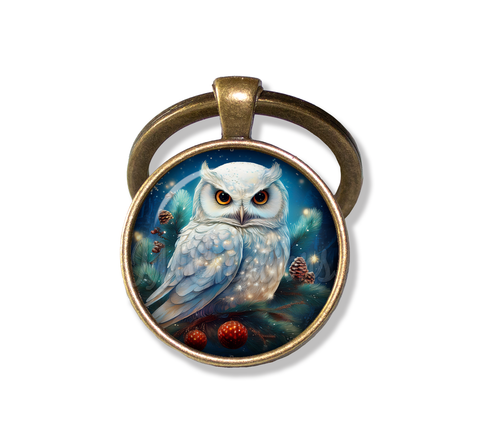 Stunning Holiday Snow Owl