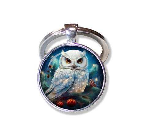Stunning Holiday Snow Owl
