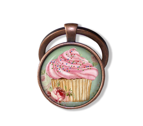 Shabby Chic Pink Cupcake