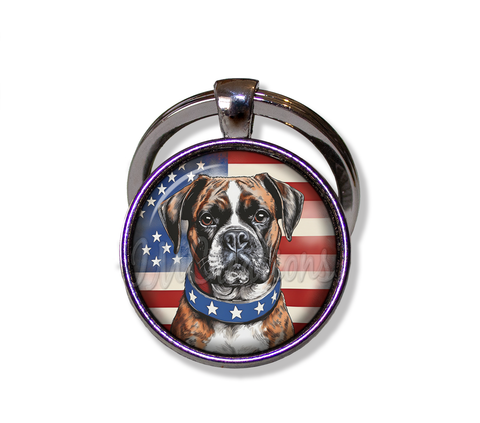 Patriotic Boxer Dog