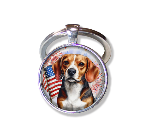 Patriotic Beagle Doggie