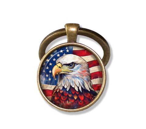 Patriotic Bald Eagle USA