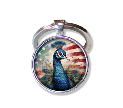 Patriotic Lovely Peacock Bird