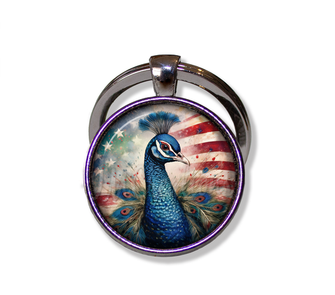 Patriotic Lovely Peacock Bird