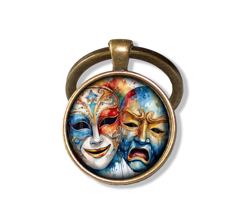Colorful Theater Comedy and Tragedy