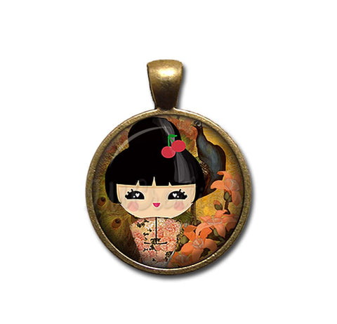 Kokeshi Doll in Autumn