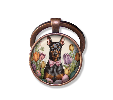 Easter Sweet Doberman Dog