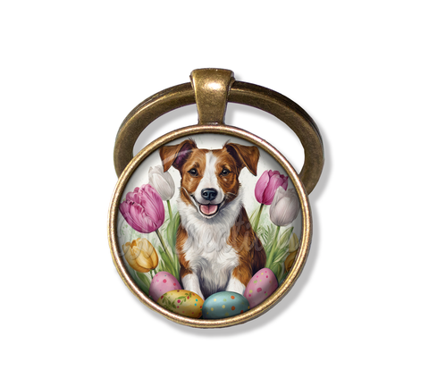 Easter Adorable Russell Terrier