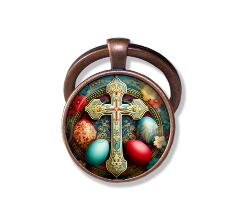 Beautiful Orthodox Cross and Eggs