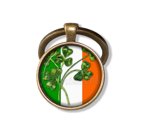 St. Patrick's Day Irish Flag Shamrock