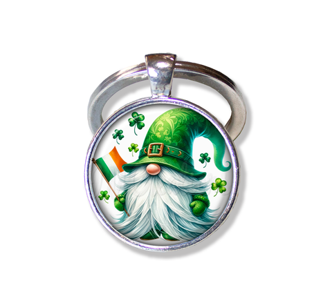 St Patrick's Day Gnome with Irish Flag