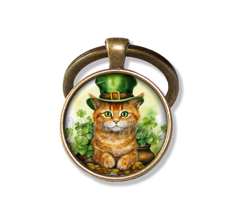 St Patrick's Day Sweet Tabby Kitten