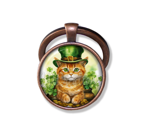 St Patrick's Day Sweet Tabby Kitten