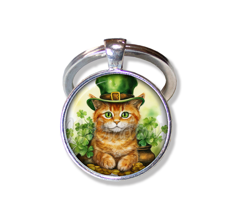 St Patrick's Day Sweet Tabby Kitten