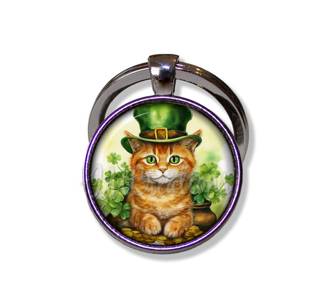 St Patrick's Day Sweet Tabby Kitten