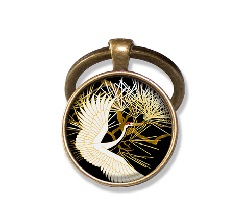 Golden Crane Bird