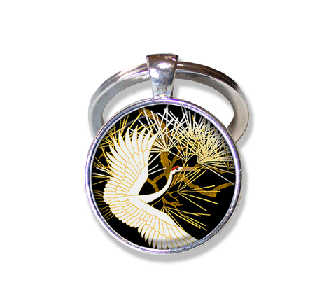 Golden Crane Bird