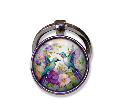Couple of Hummingbirds [Purple Blues]