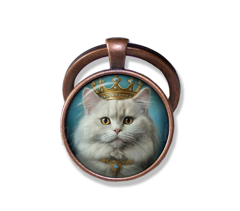 Persian Cat with Crown