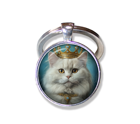 Persian Cat with Crown