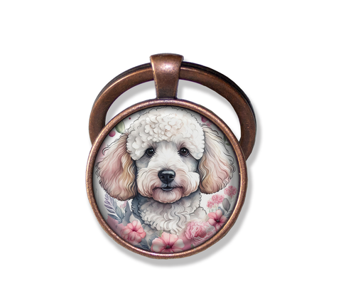 Poodle Dog Shabby Chic