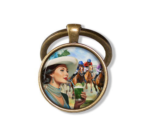 Vintage Style Horse Racing Mint Drink