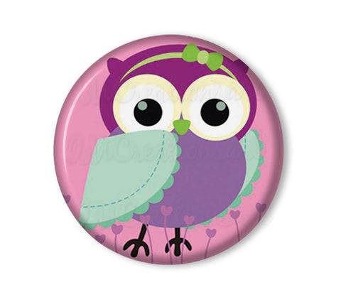 Whimsy Pretty Pink Owl
