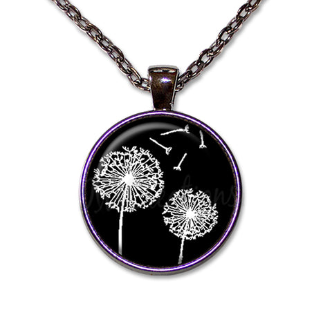 Dandelion Black and White