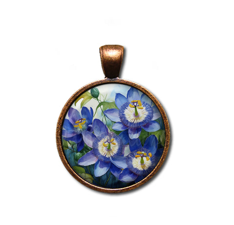 Art Nouveau Passion Flowers