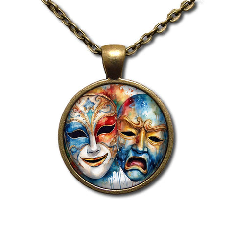 Colorful Theater Comedy and Tragedy