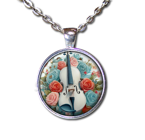 Shabby Chic White Cello
