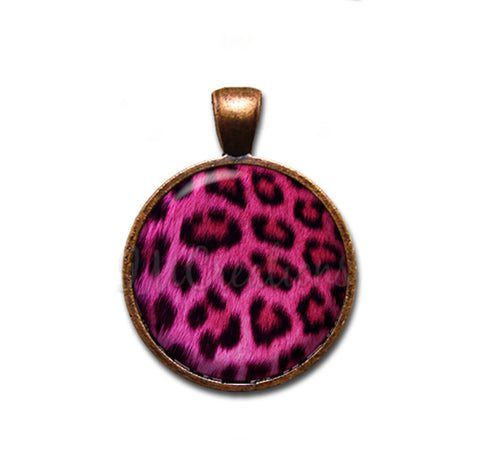 Leopard Animal Print Pattern (Fucshia)
