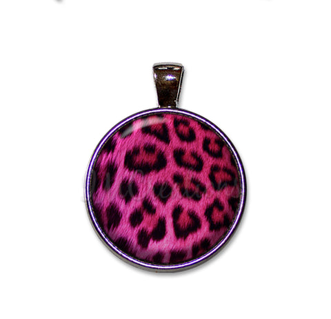 Leopard Animal Print Pattern (Fucshia)
