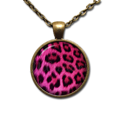 Leopard Animal Print Pattern (Fucshia)