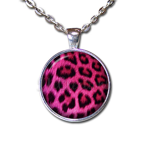 Leopard Animal Print Pattern (Fucshia)