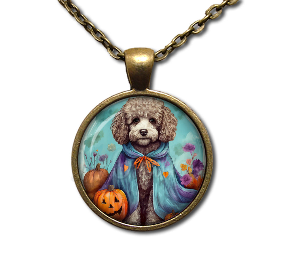 Halloween Labradoodle in Costume