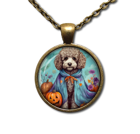 Halloween Labradoodle in Costume