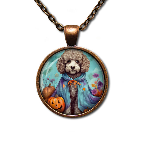 Halloween Labradoodle in Costume