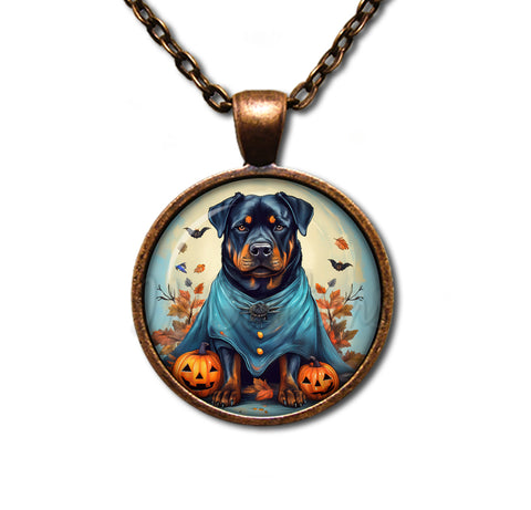 Halloween Rottweiler Dog in Costume