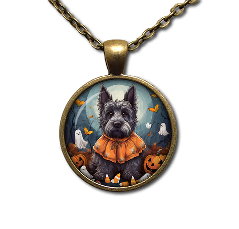 Halloween Scottish Terrier in Costume