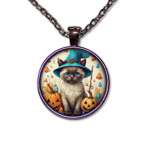 Halloween Siamese Kitten in Costume