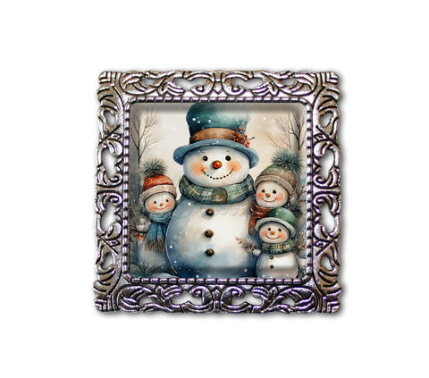 Holiday Snowman Family