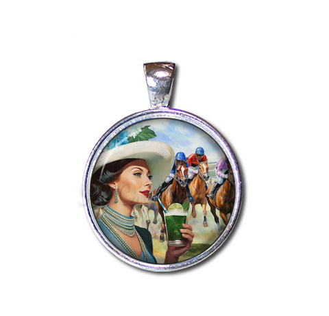 Vintage Style Horse Racing Mint Drink