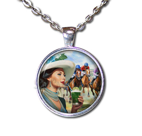 Vintage Style Horse Racing Mint Drink