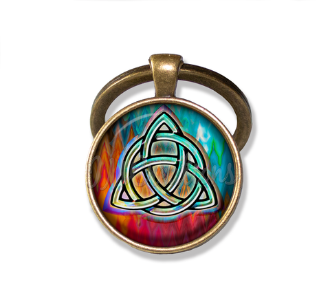 Triquetra Celtic Knot Trinity Colorful