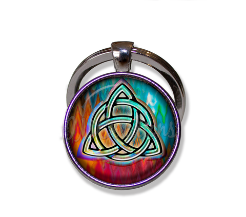 Triquetra Celtic Knot Trinity Colorful