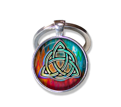 Triquetra Celtic Knot Trinity Colorful