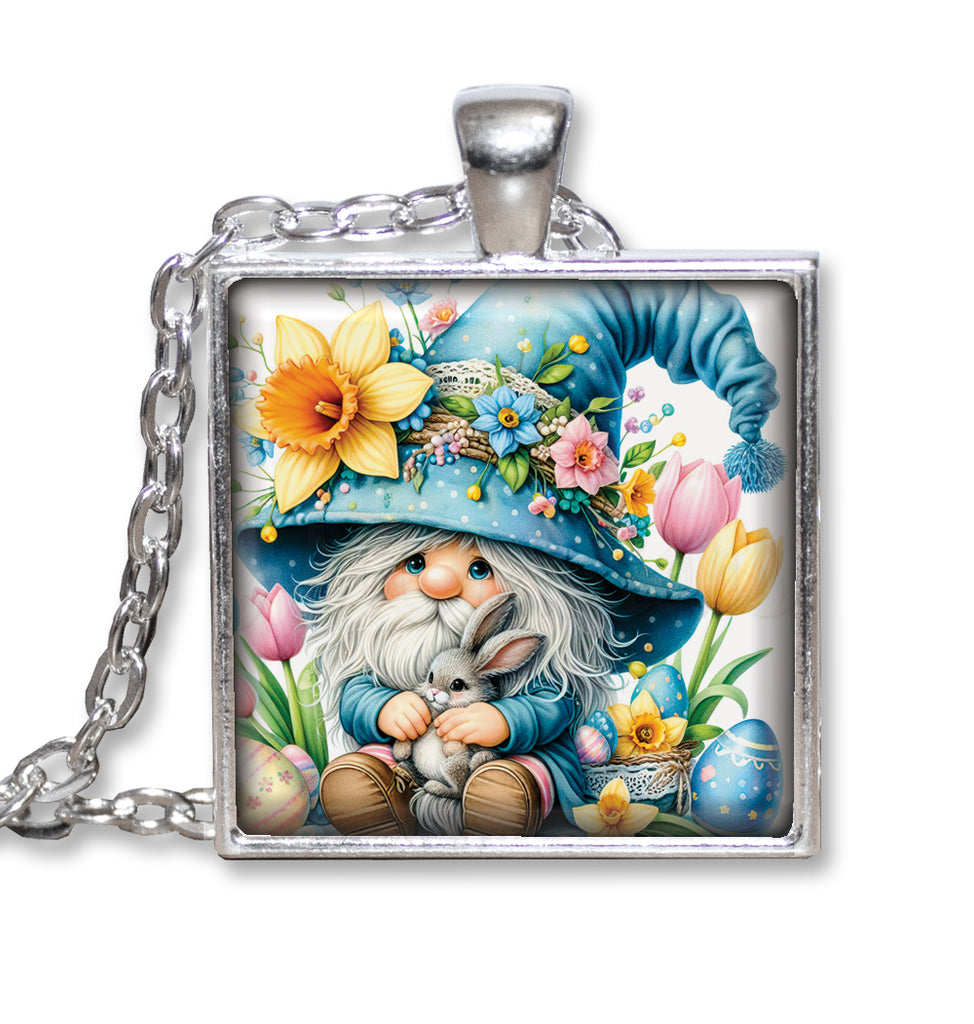 Cute Easter Gnome with Bunny